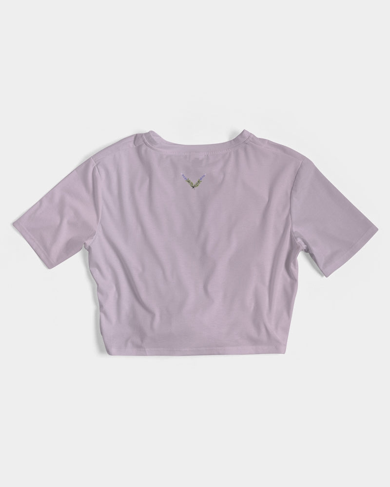 Lavender Women's Cropped Tee