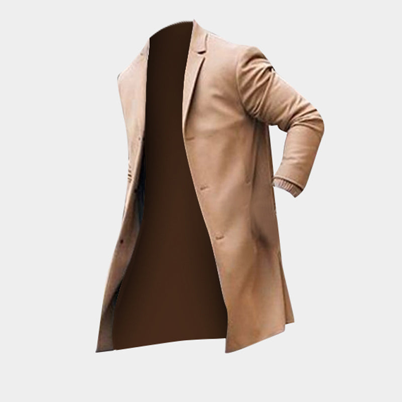 Winter Men's Trench Long Jackets