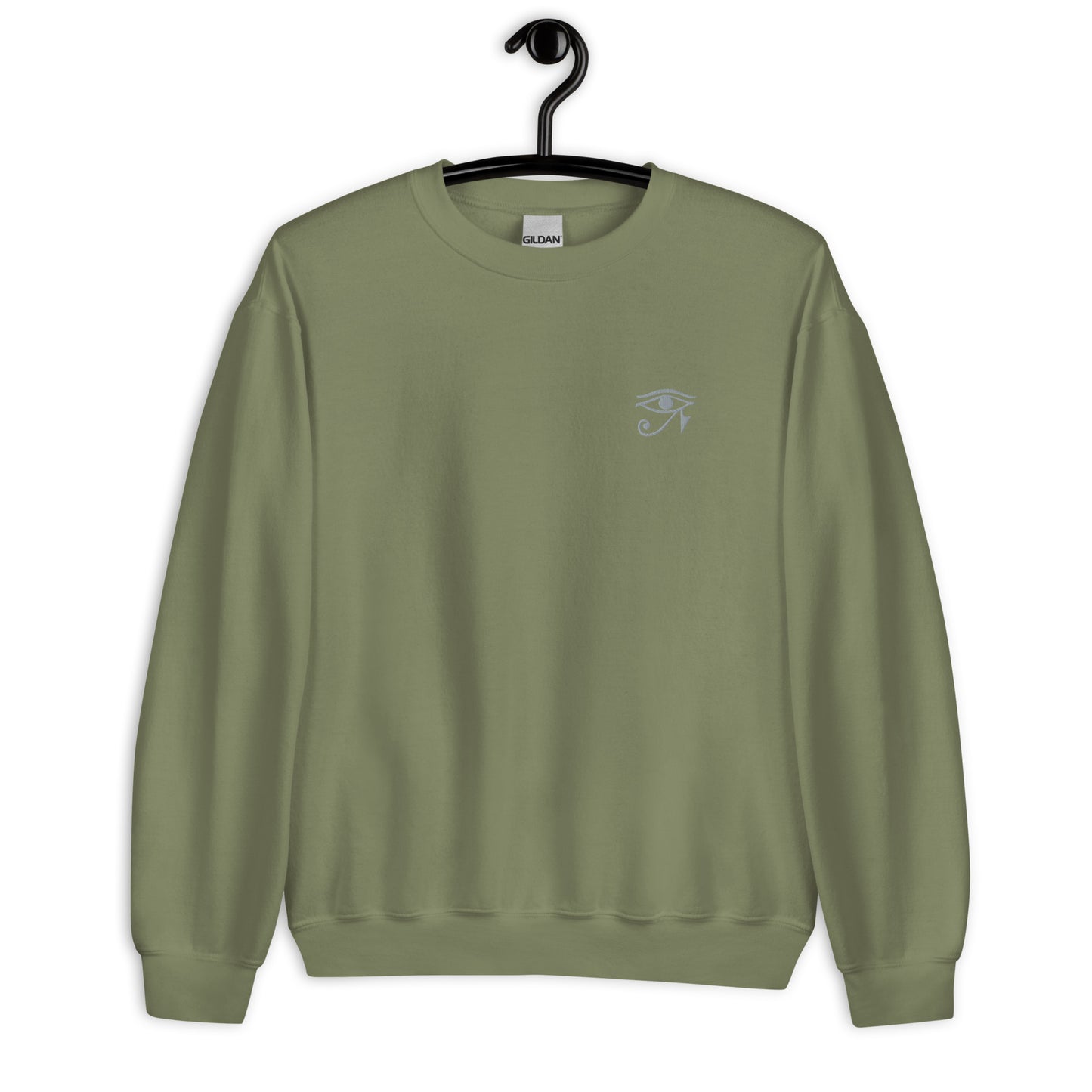 Unisex Sweatshirt Green "Eye 10"