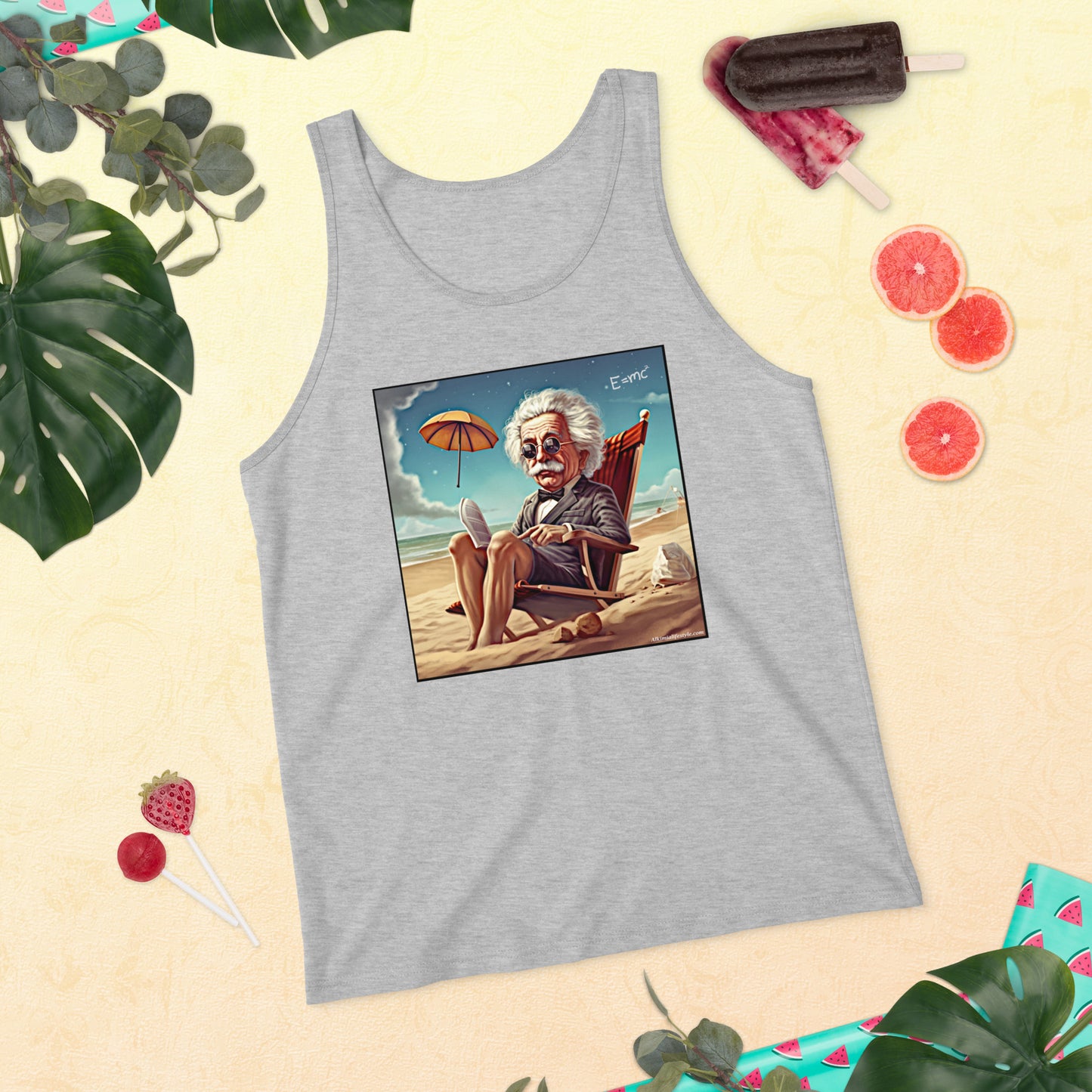 Einstein on the Beach Unisex Tank Top