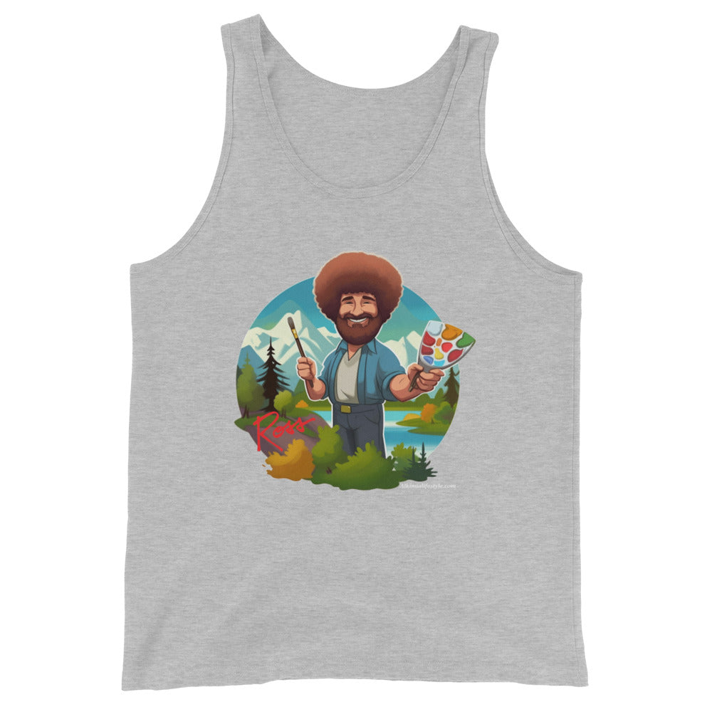 Bob Ross Unisex Tank Top