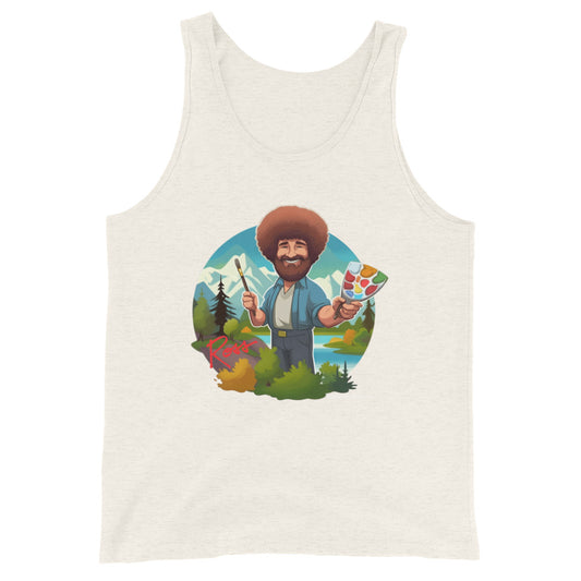 Bob Ross Unisex Tank Top