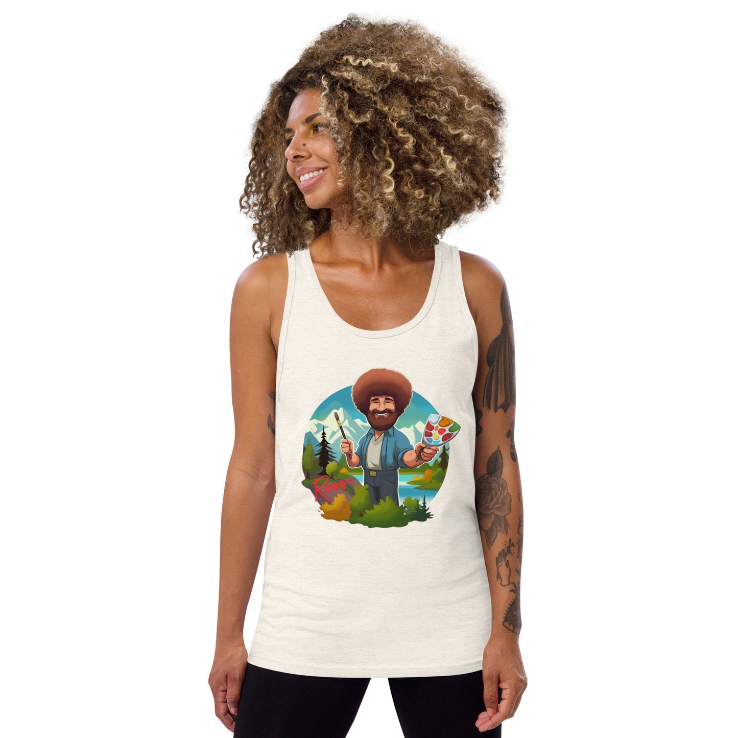 Bob Ross Unisex Tank Top