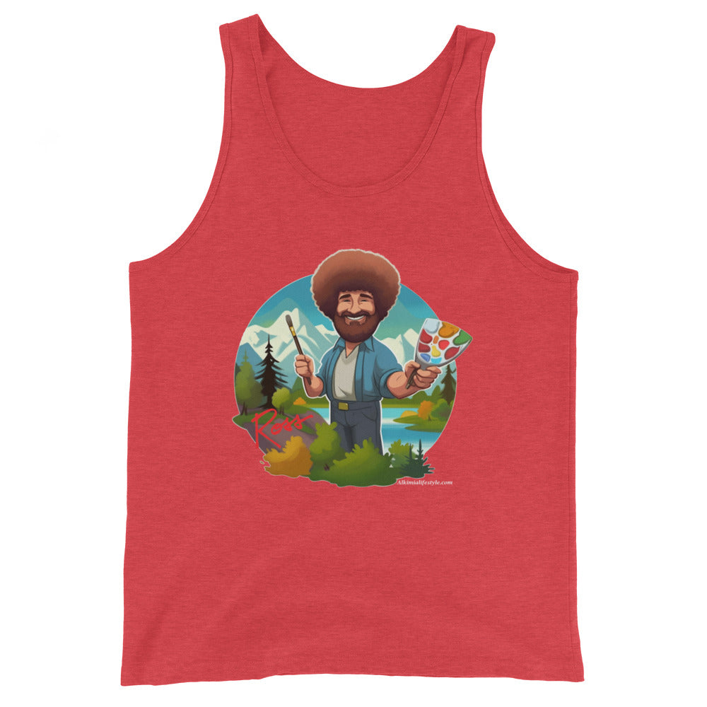 Bob Ross Unisex Tank Top