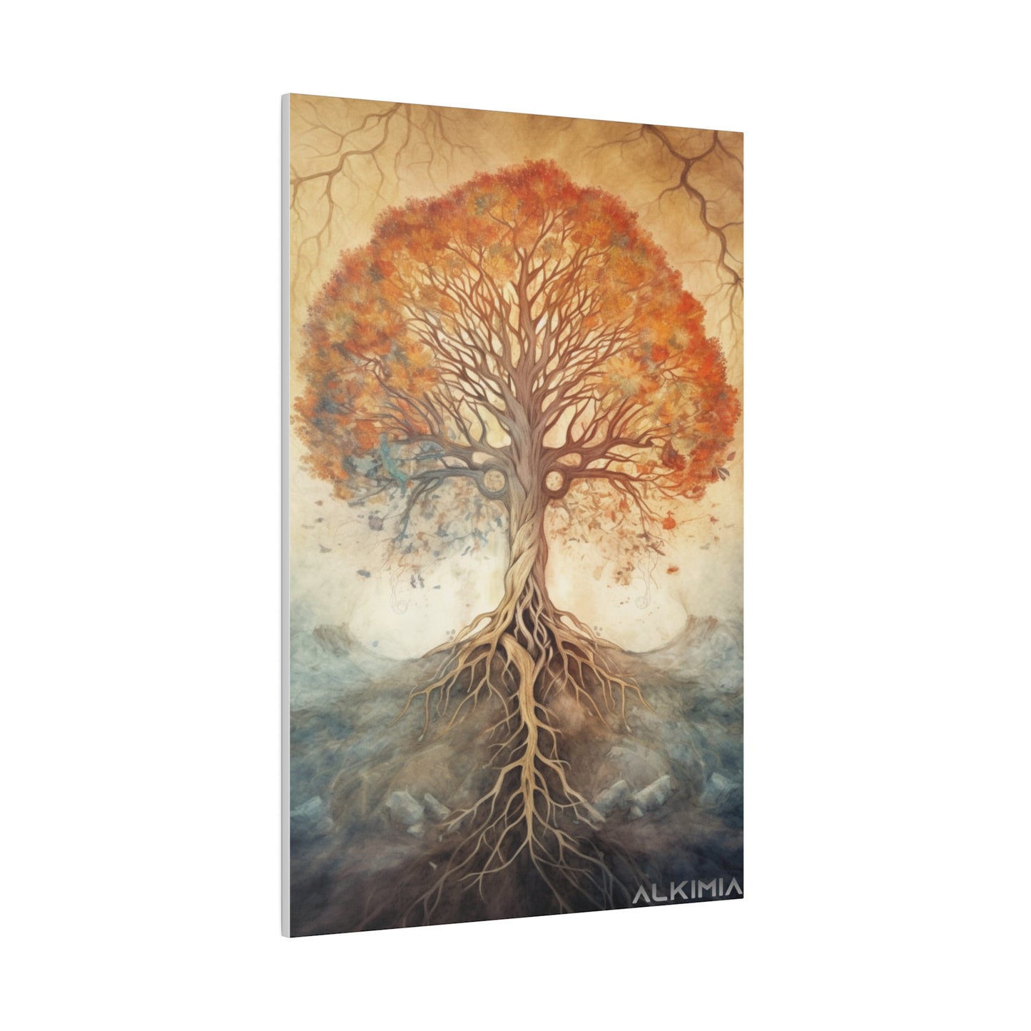 Tree Of Life Water Color Painting