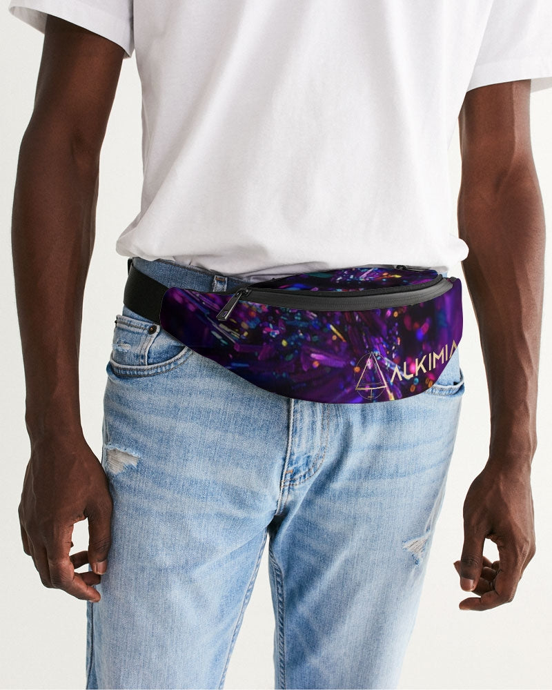 Purple Crystals Crossbody Sling Bag