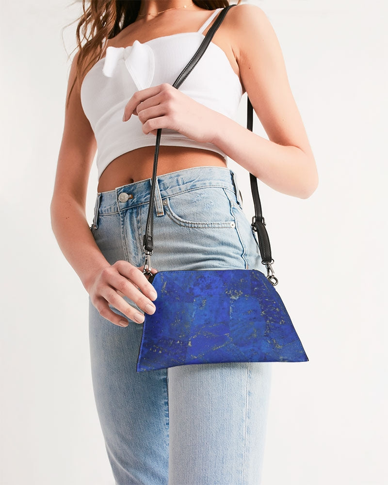 Lapis lazuli stone bag Wristlet