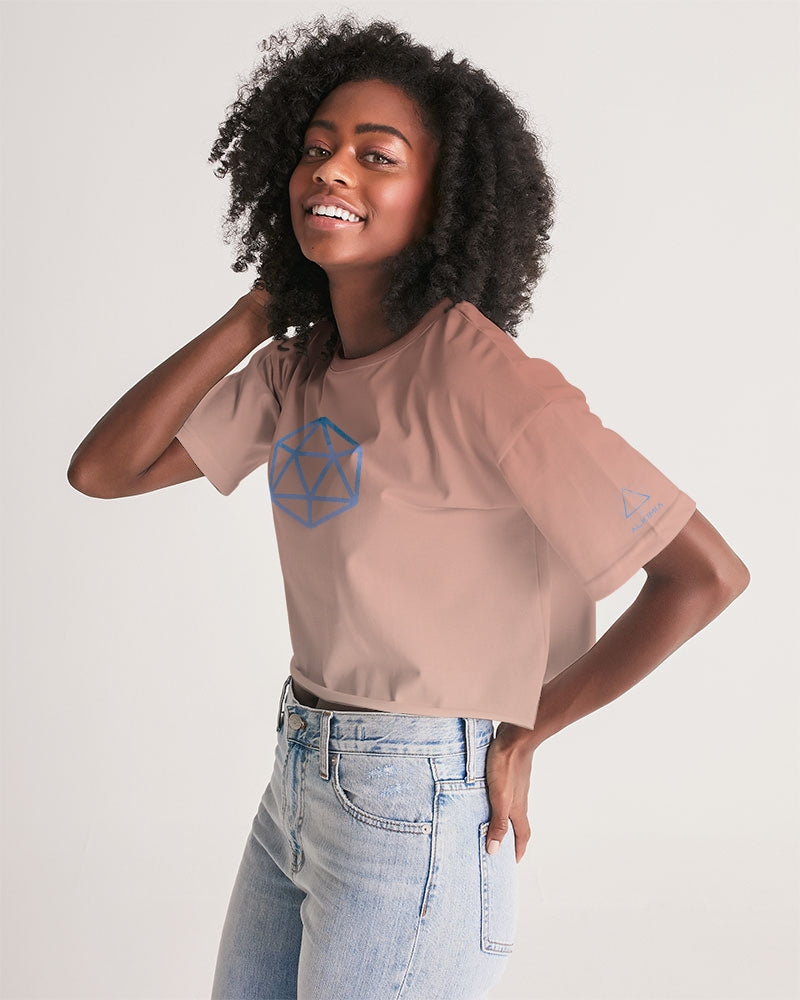 Icosahedron Women's Cropped Tee