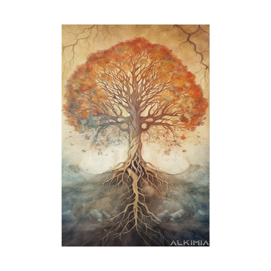 Tree Of Life Water Color Painting