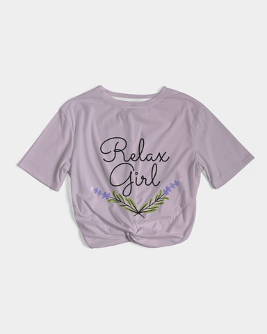 Lavender Women's  Cropped Tee