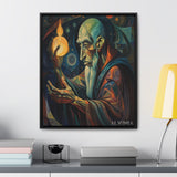Alchemist and Philosopher's Stone Canvas and Frame