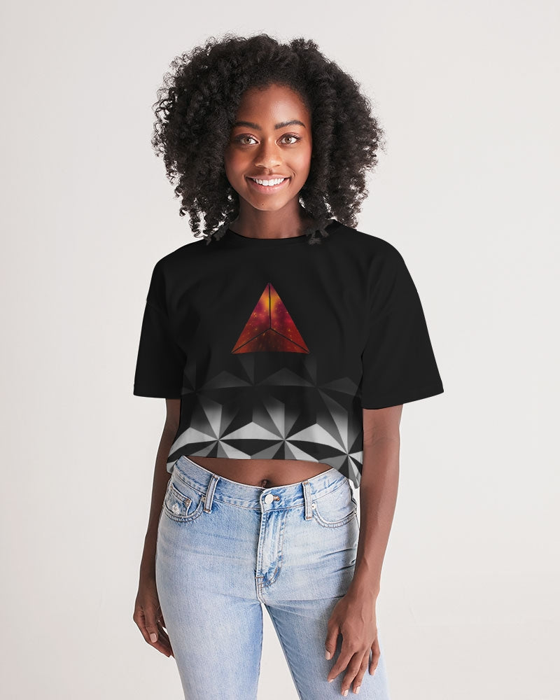 Tetrahedron Women's Cropped Tee