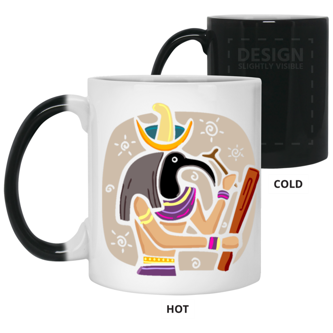 Thoth Egyptian God Color Changing Mug