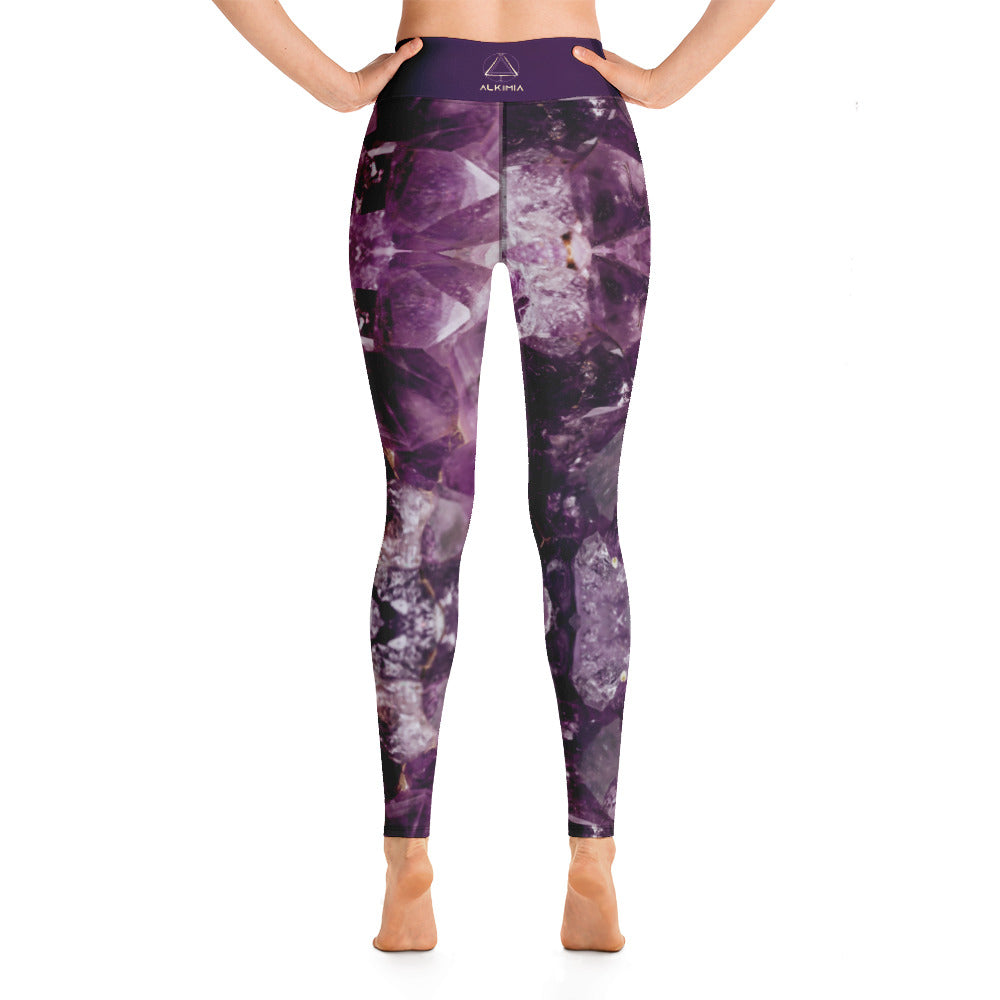 Yoga Leggings "Amethysts"