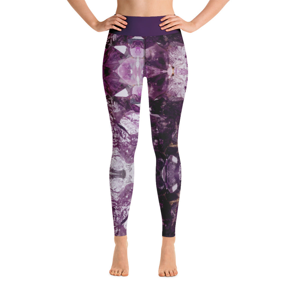 Yoga Leggings "Amethysts"