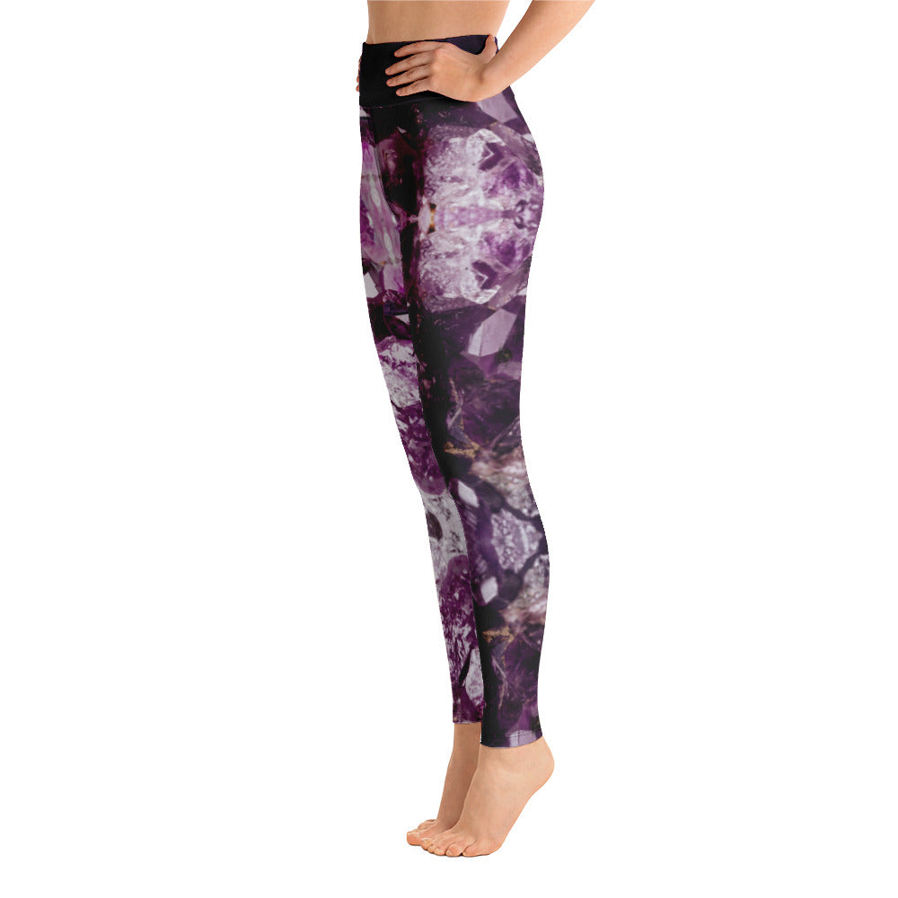 Yoga Leggings "Amethysts"