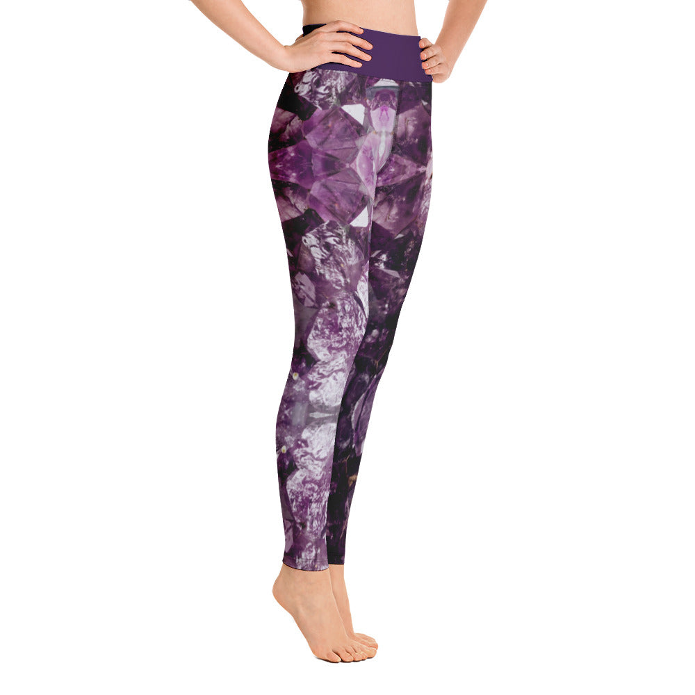 Yoga Leggings "Amethysts"