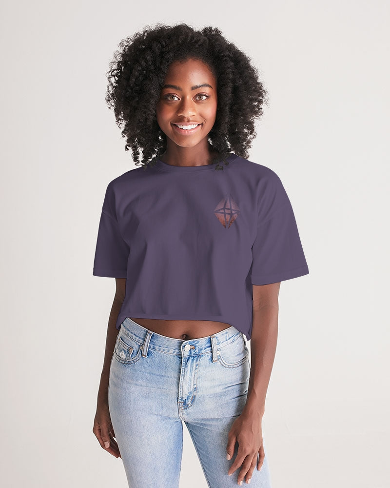 Octahedron Women's  Cropped Tee