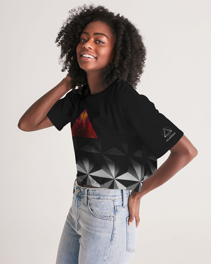 Tetrahedron Women's Cropped Tee