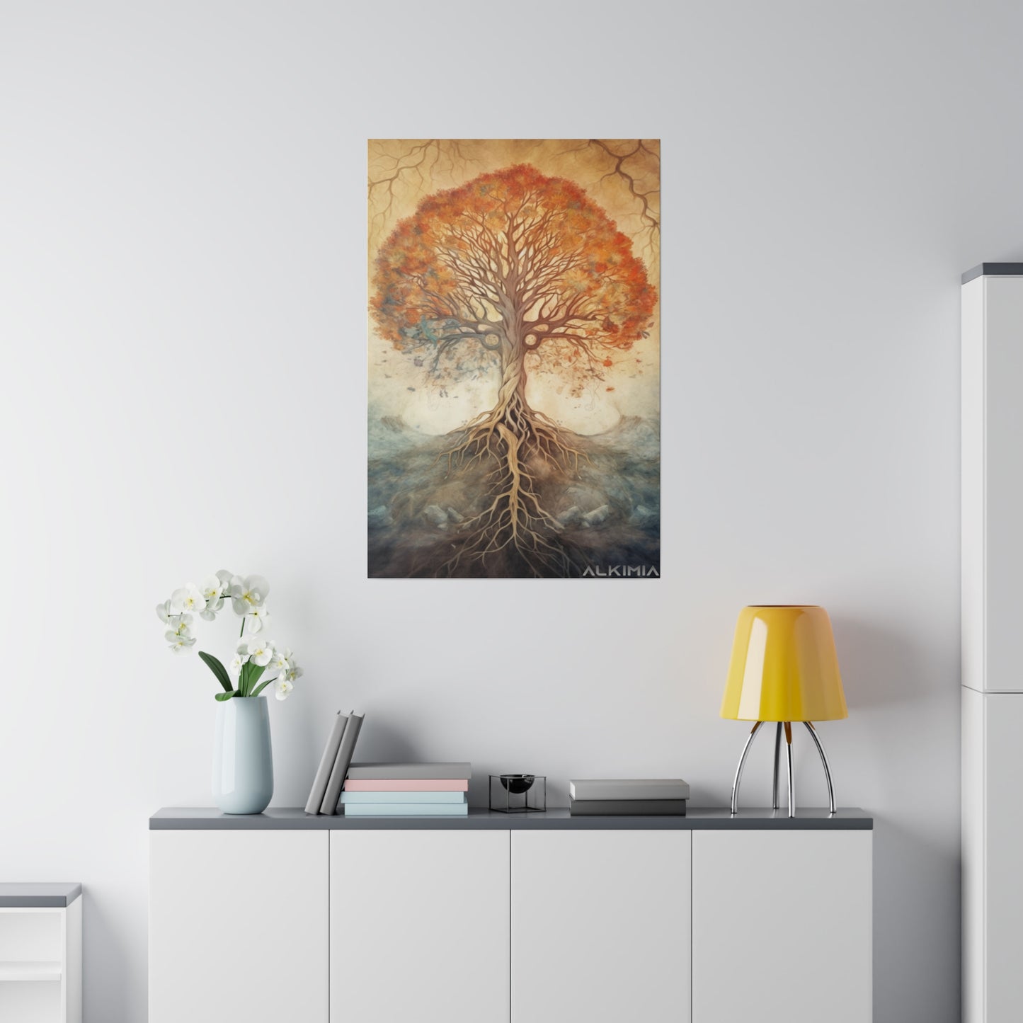 Tree Of Life Water Color Painting