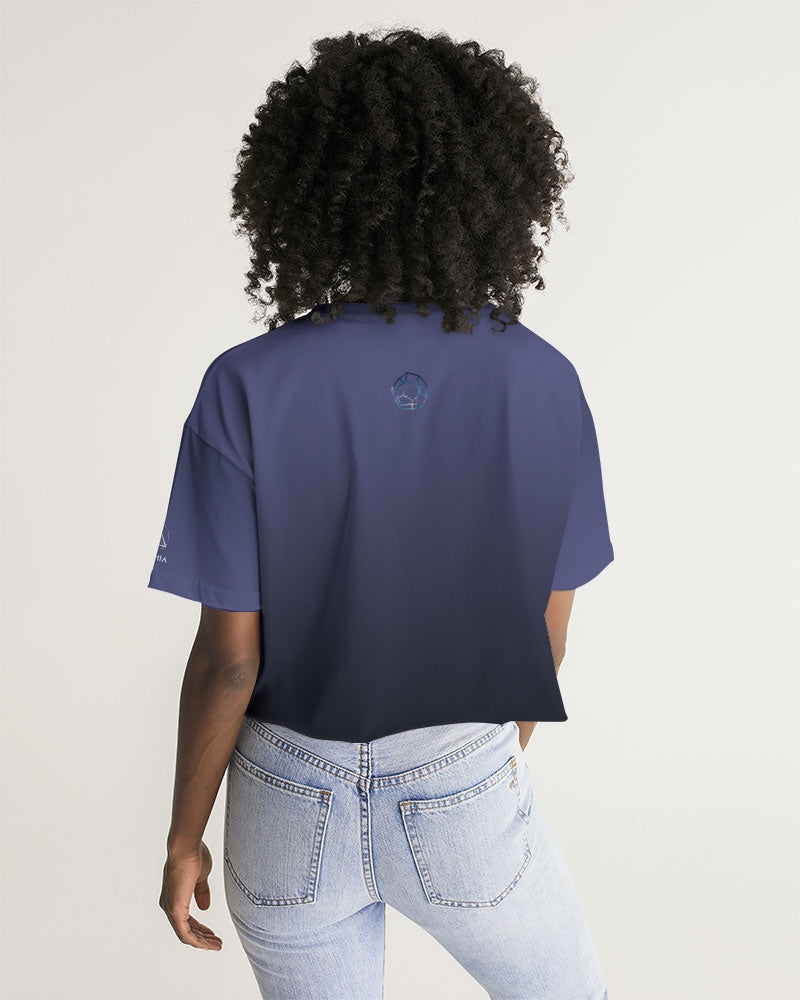 Dodecahedron Women's Cropped Tee