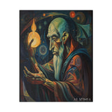 Alchemist and Philosopher's Stone Canvas