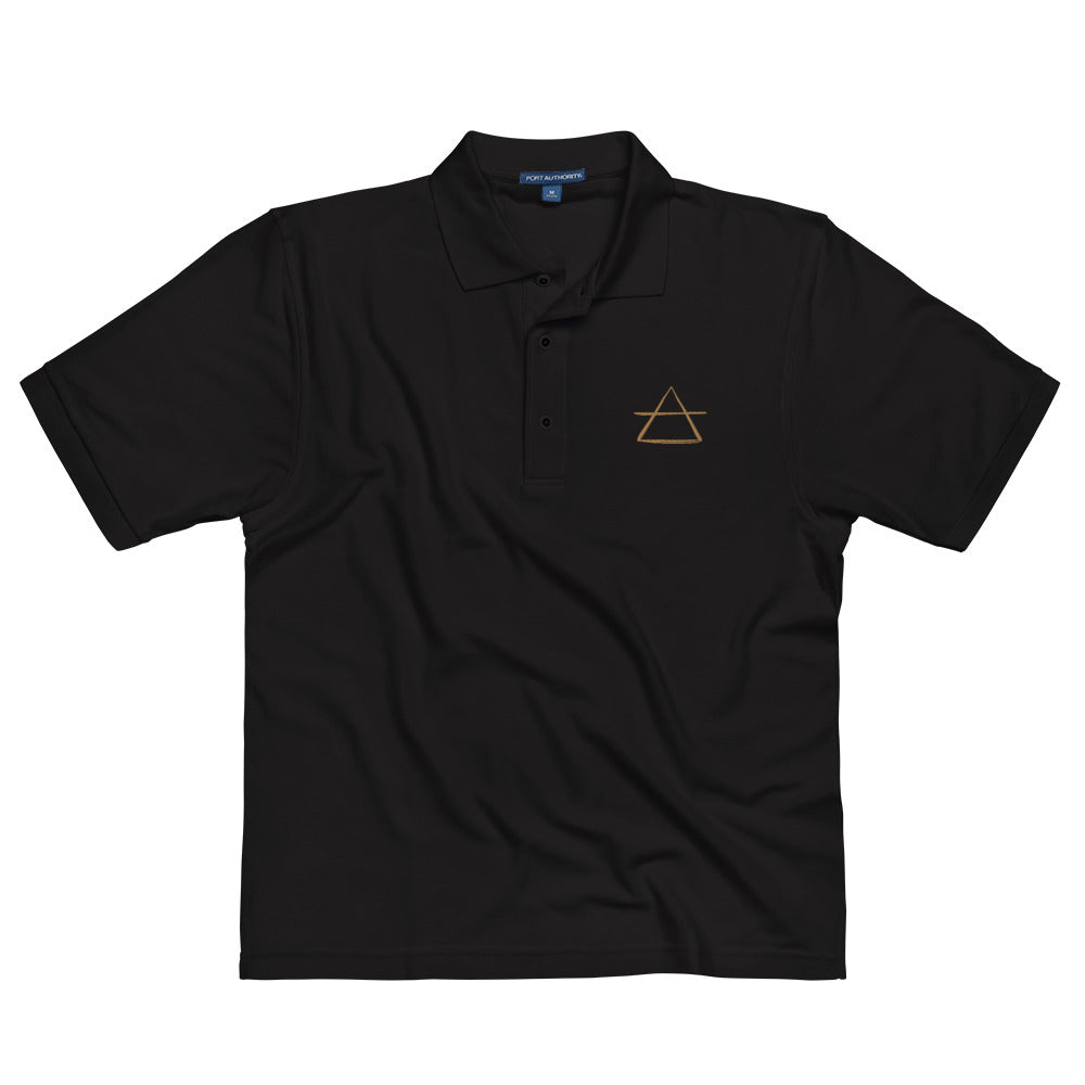 Air Symbol (Golden) Men's Premium Polo