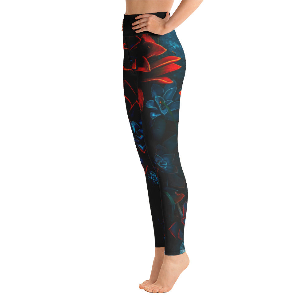 Succulent Yoga Leggings