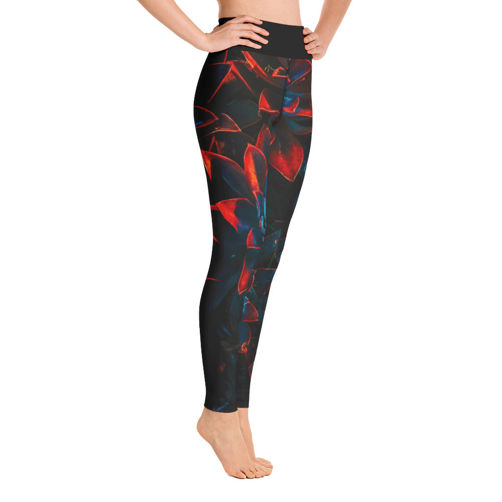 Succulent Yoga Leggings