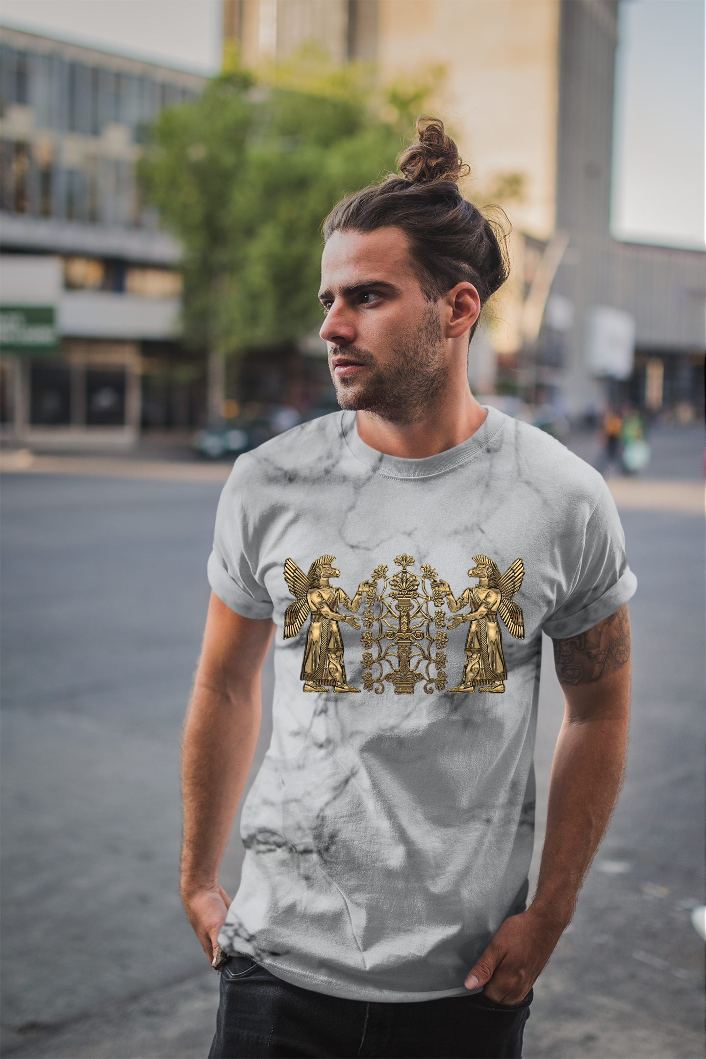 Sumerian Tree of Life Men's Tee