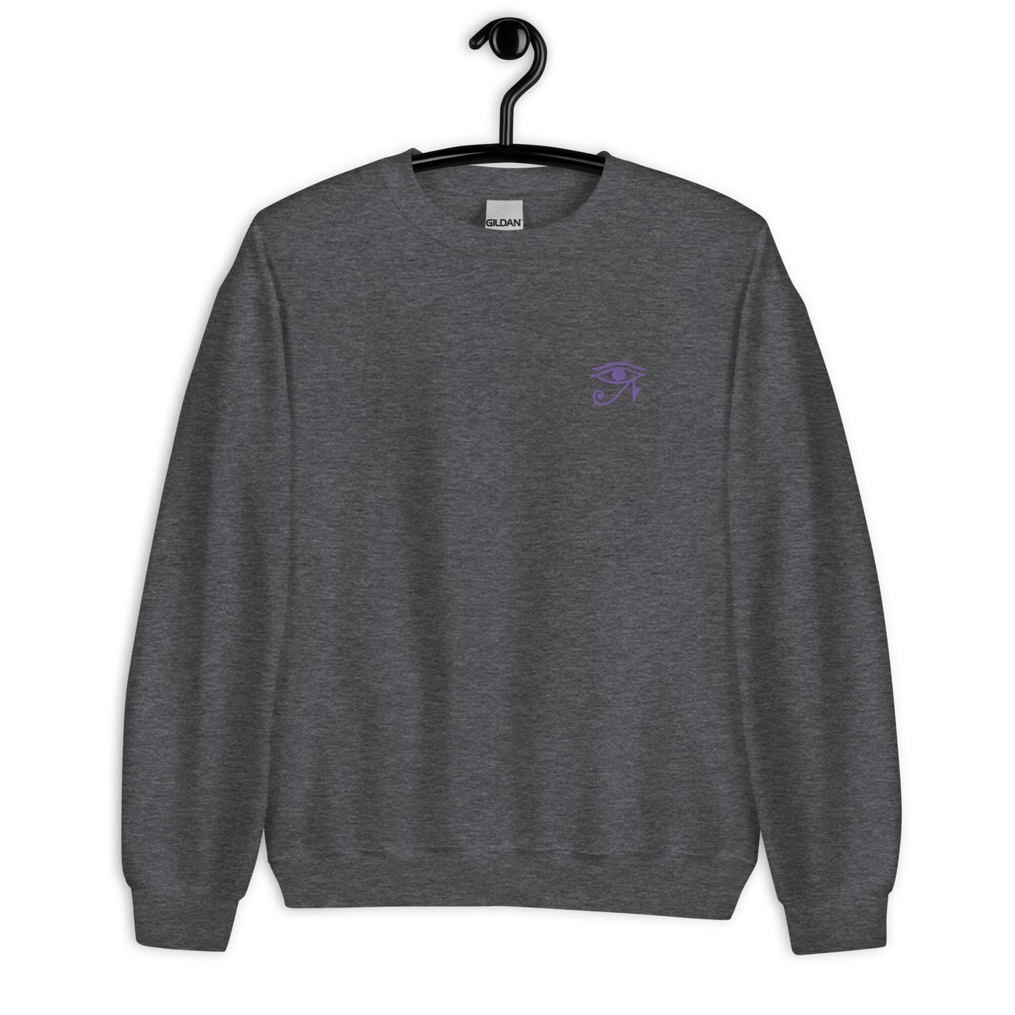 Unisex Sweatshirt Dark Heather "Eye 10"