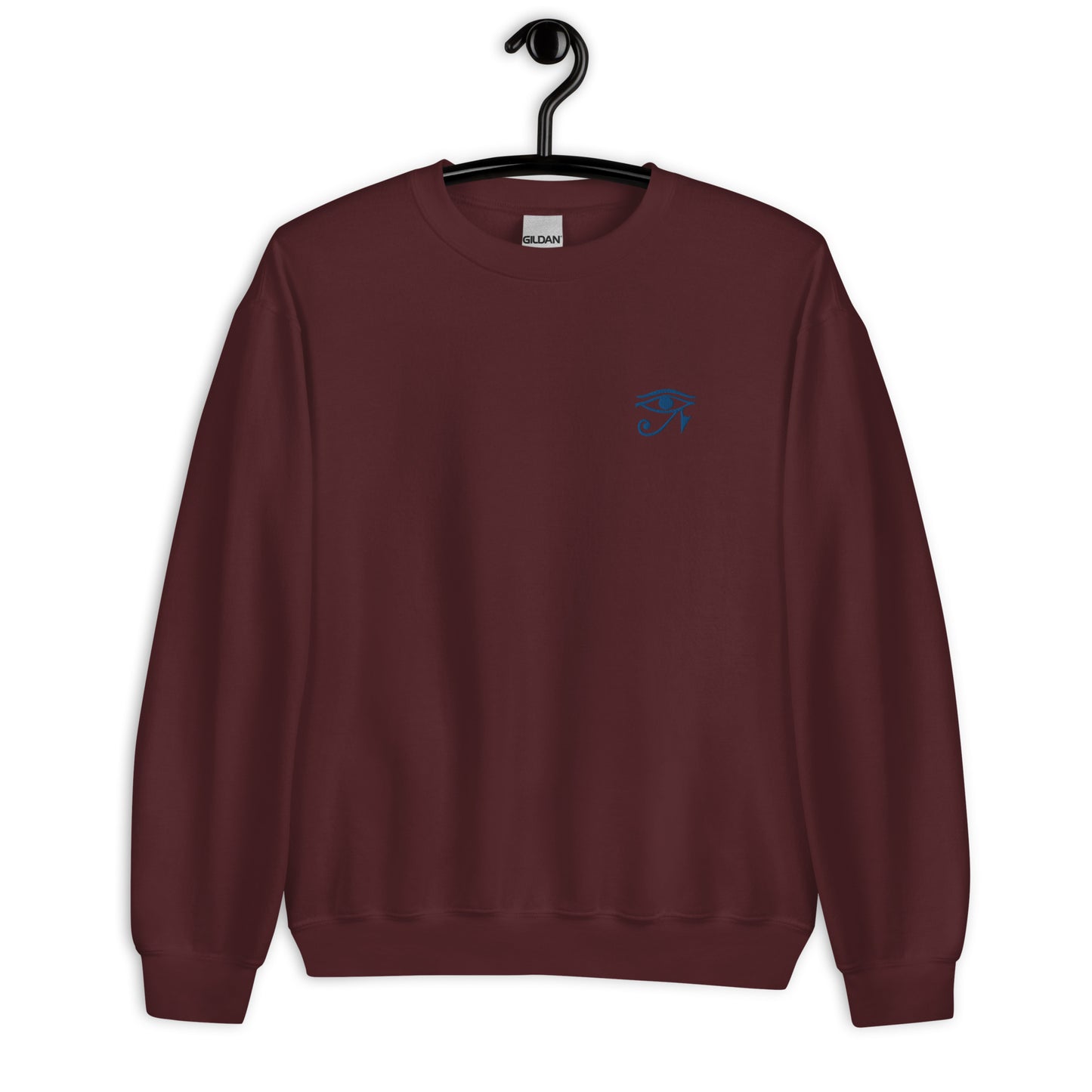 Unisex Sweatshirt Maroon "Eye 10"